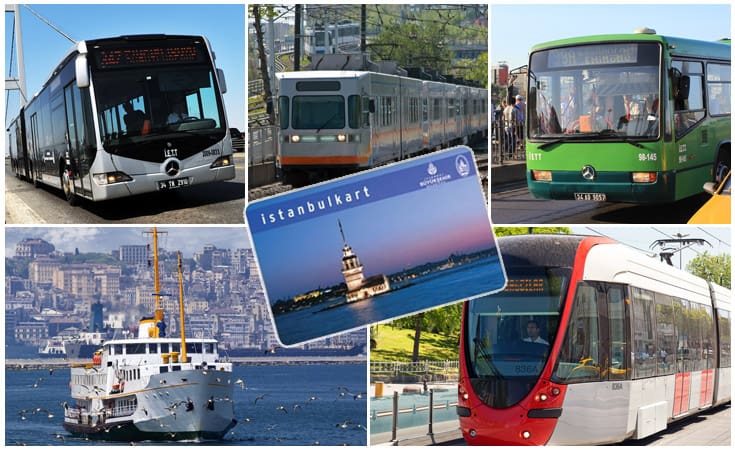 use public transportation in Istanbul